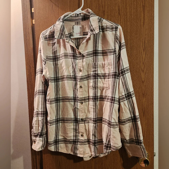 SO Size Large Cozy Plaid Button Down Flannel - Picture 2 of 10